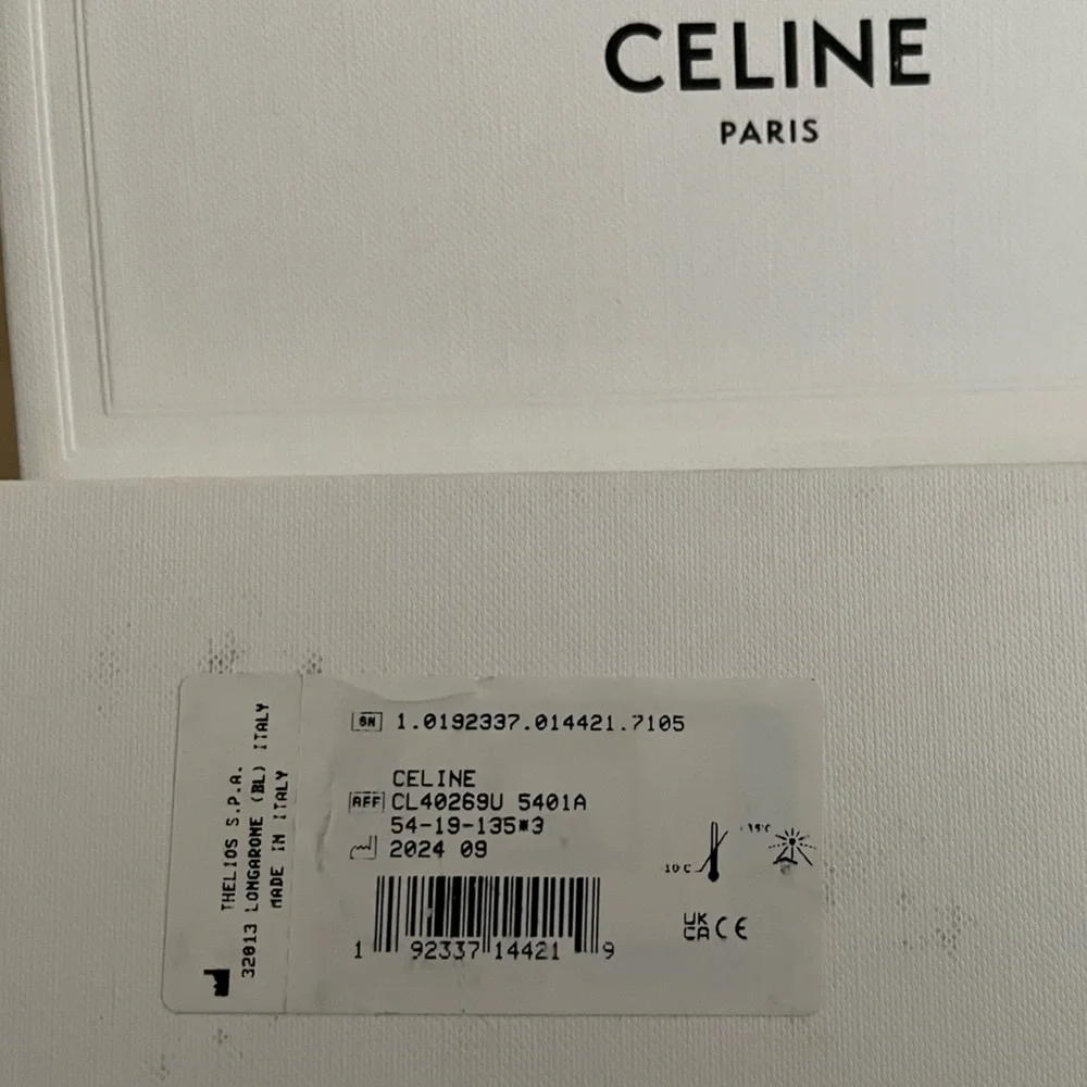 Celine Triomphe Cat Eye Sunglasses with Silver Hardware